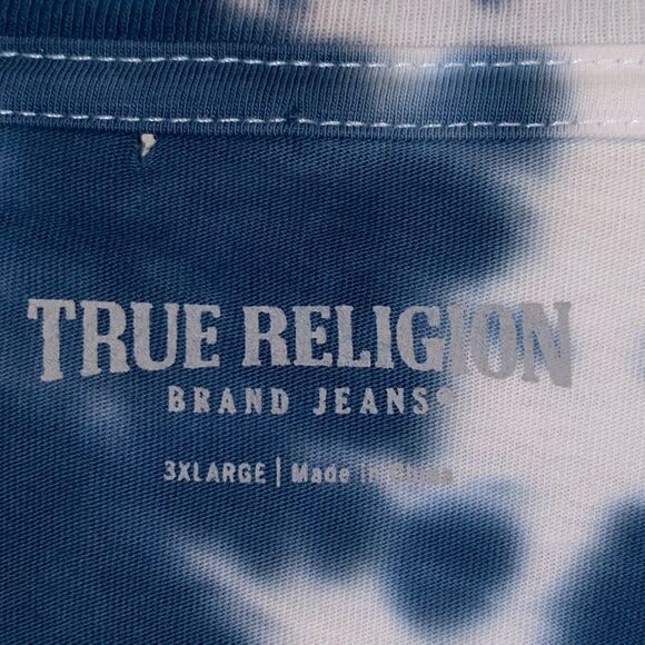 True Religion Men's Short Sleeve Sunset Tee Southbay Steel Crew Neck Size 3XL - Picture 5 of 6